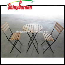 3 Piece Portable Wood Dining Folding Table And Chair Set,Party Tables And Chairs